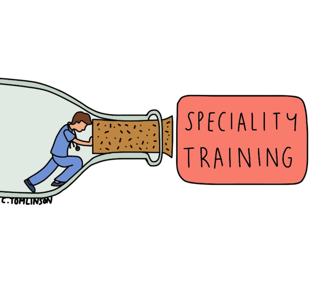 UK doctor shortage illustration